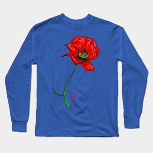 Poppy Long Sleeve T-Shirt